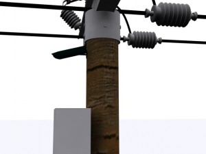 electrical post max 2010 3Dモデル