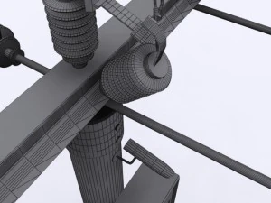 electrical post max 2010 3D Model