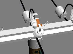 electrical post max 2010 3D Model