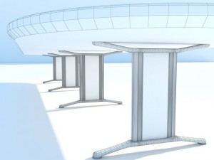meeting table max 2011 3D Модель