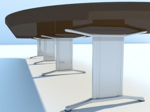 meeting table max 2011 3D Модель