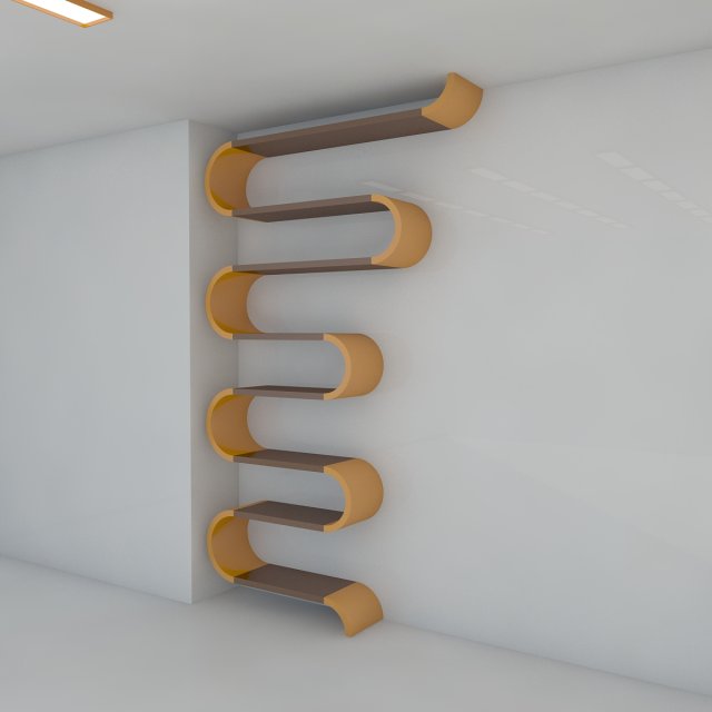 bookshelf 8 max 2011 Modelo 3D .c4d .max .obj .3ds .fbx .stl .blend 
