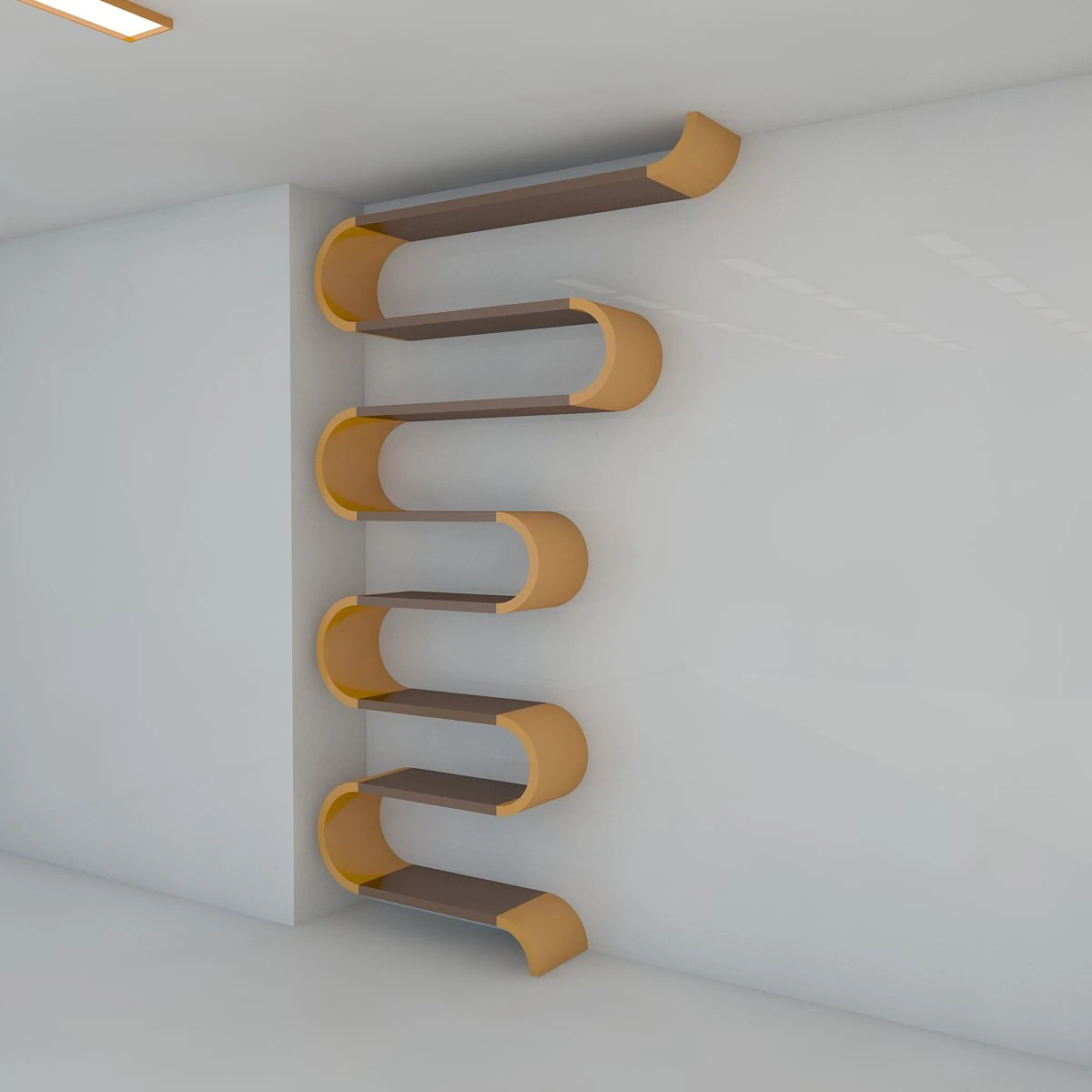 bookshelf 8 max 2011 3D Model .c4d .max .obj .3ds .fbx .stl .blend