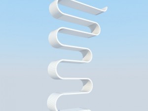bookshelf 8 max 2011 Modelo 3D