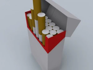 सिगरेट बॉक्स मैक्स 2011 3D मॉडल