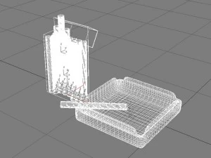 सिगरेट बॉक्स मैक्स 2011 3D मॉडल