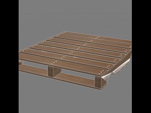 wood pallets Model 3D