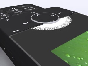 lg km500 cell phone 3D Model
