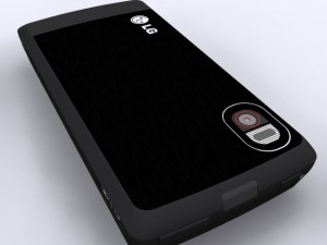 lg km500 cell phone 3Dモデル