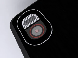 lg km500 cell phone 3D Model