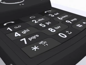 lg km500 cell phone 3D Model
