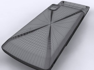 lg km500 cell phone 3Dモデル
