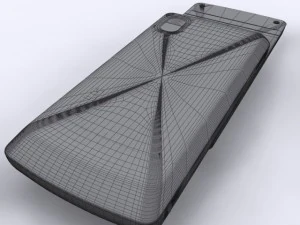 lg km500 cell phone 3D Model