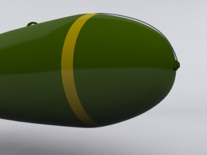 bomb world war ii max 2011 Modelo 3D