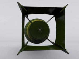 bomb world war ii max 2011 3D Model