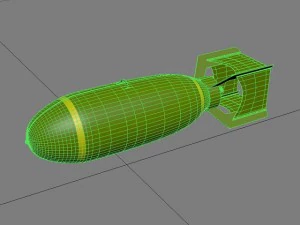 bomb world war ii max 2011 3D Model