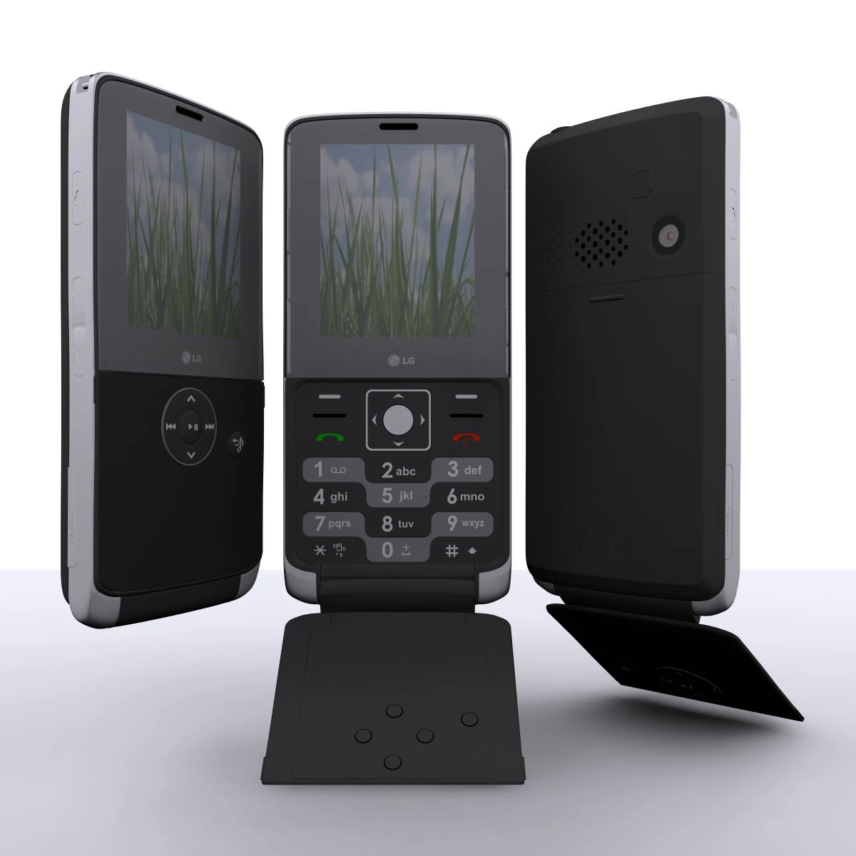lg km380 max 2010 3D Model .c4d .max .obj .3ds .fbx .stl .blend 