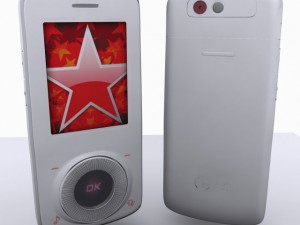 lg km710 cell phone Modelo 3D