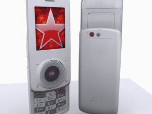 lg km710 cell phone Modelo 3D