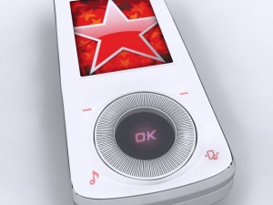 lg km710 cell phone Modelo 3D