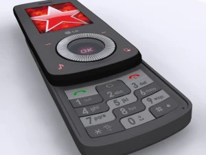 lg km710 cell phone 3D Model