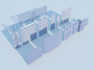 doors windows set max 2011 3D Model
