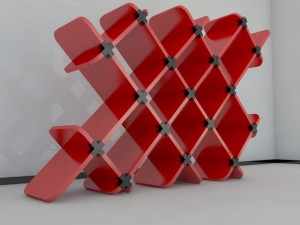 bookshelf 4 max 2011 3D-Modell