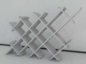 estante 4 max 2011 Modelo 3D