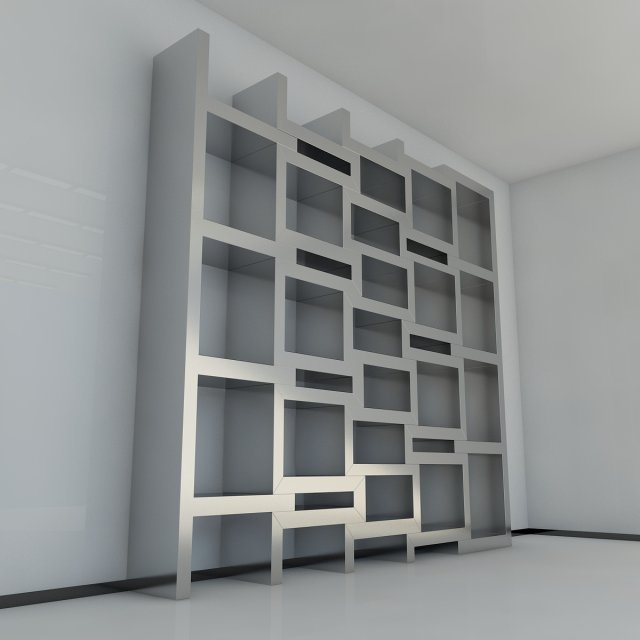 bookshelf 9 max 2011 3Dモデル .c4d .max .obj .3ds .fbx .stl .blend 