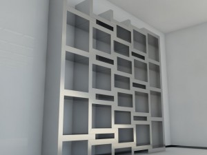 bookshelf 9 max 2011 3D-Modell