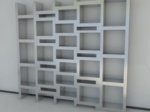 bookshelf 9 max 2011 3Dモデル