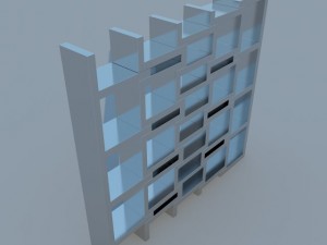 bookshelf 9 max 2011 3Dモデル