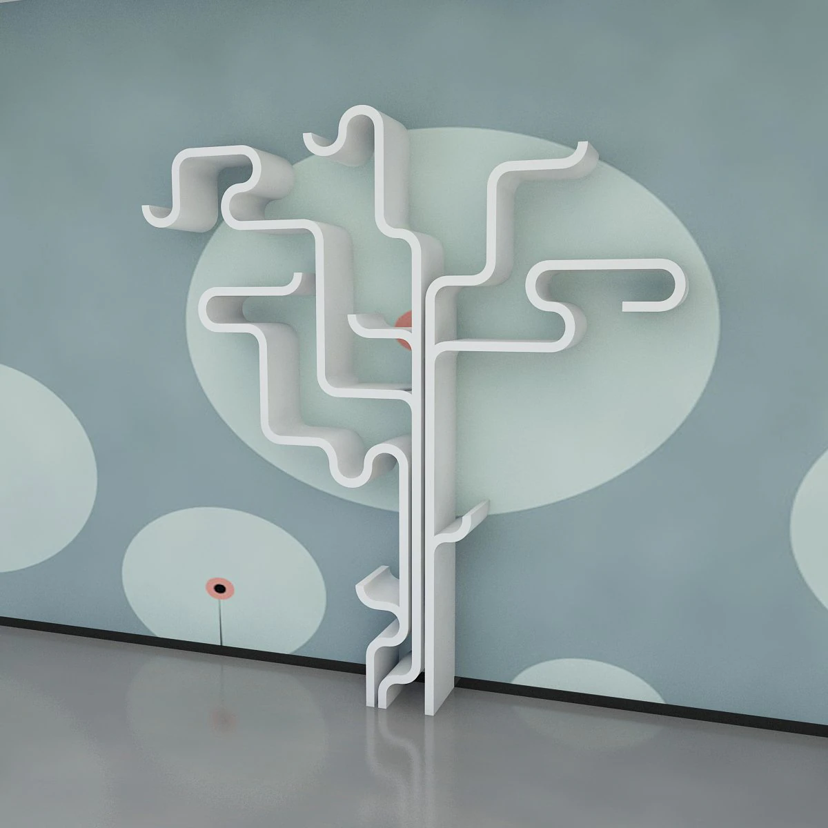 bookshelf 12 max 2011 3D Model .c4d .max .obj .3ds .fbx .stl .blend 