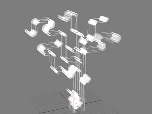 bookshelf 12 max 2011 3D Model