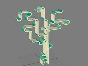 bookshelf 12 max 2011 3D Model