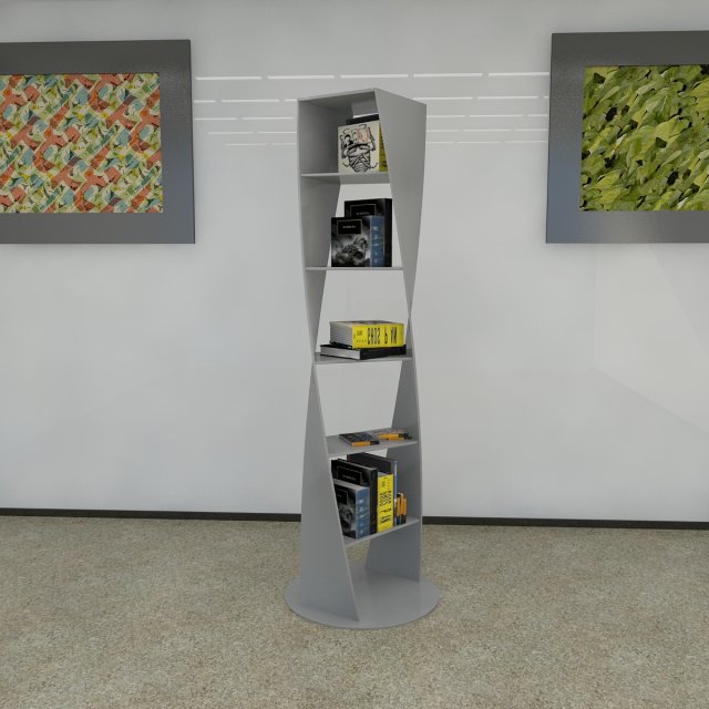 bookshelf  14 max 2011 Modelo 3D .c4d .max .obj .3ds .fbx .stl .blend 