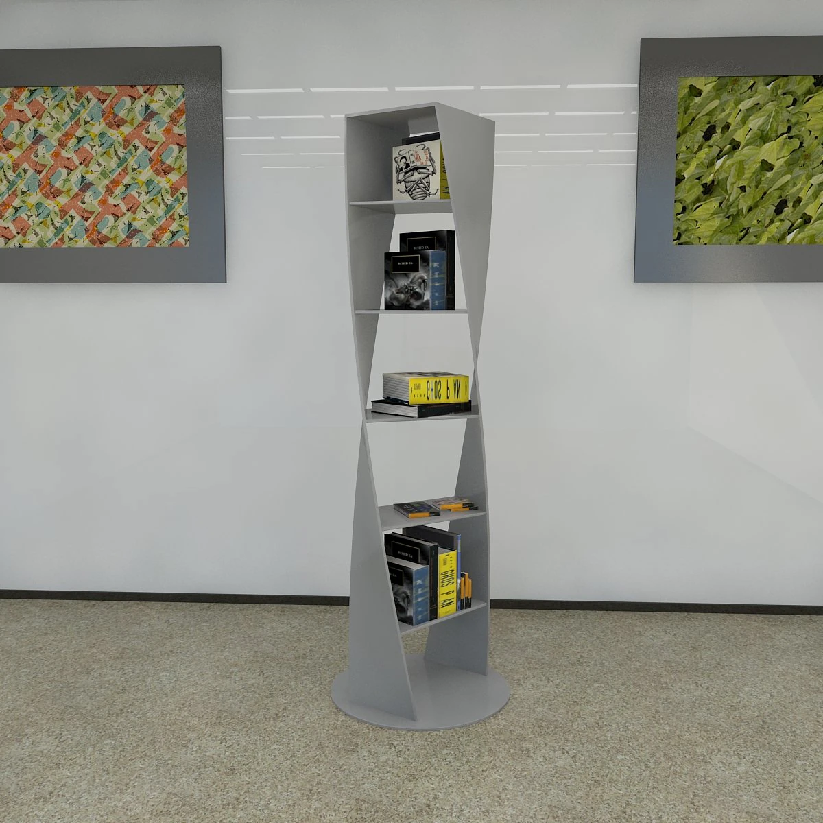 bookshelf 14 max 2011 3D Model .c4d .max .obj .3ds .fbx .stl .blend