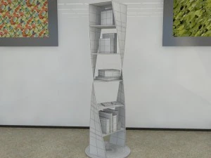 bookshelf  14 max 2011 3D Model