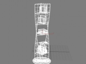 bookshelf  14 max 2011 Modelo 3D