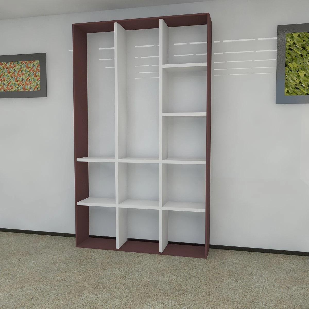 bookshelf 15 max 2011 3D Model .c4d .max .obj .3ds .fbx .stl .blend 