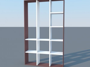 bookshelf 15 max 2011 3D 모델