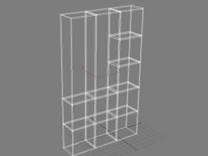 bookshelf 15 max 2011 3D 모델