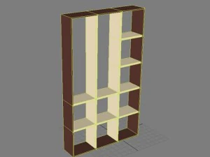 bookshelf 15 max 2011 3D Model