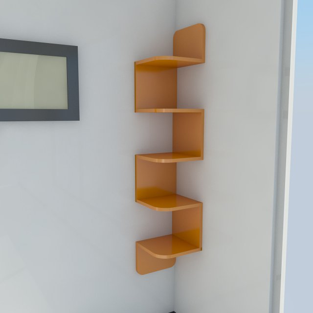 corner shelf max 2011 Model 3D .c4d .max .obj .3ds .fbx .stl .blend 