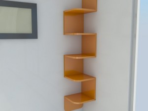 corner shelf max 2011 3D Model