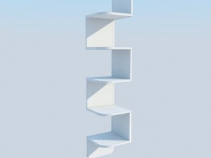 corner shelf max 2011 Model 3D