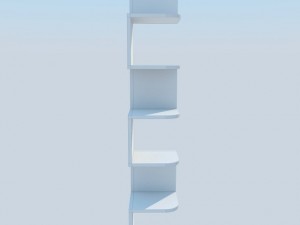 corner shelf max 2011 Model 3D