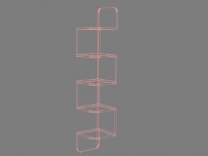 corner shelf max 2011 Model 3D
