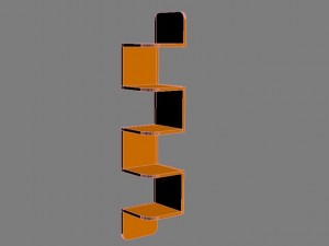 corner shelf max 2011 Model 3D