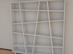 bookshelf 10 max 2011 3D-Modell